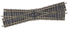 6162 Fleischmann Crossover track, left hand crossing, 18Â°, length: 200 mm.